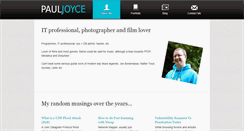 Desktop Screenshot of pauljoyceuk.com